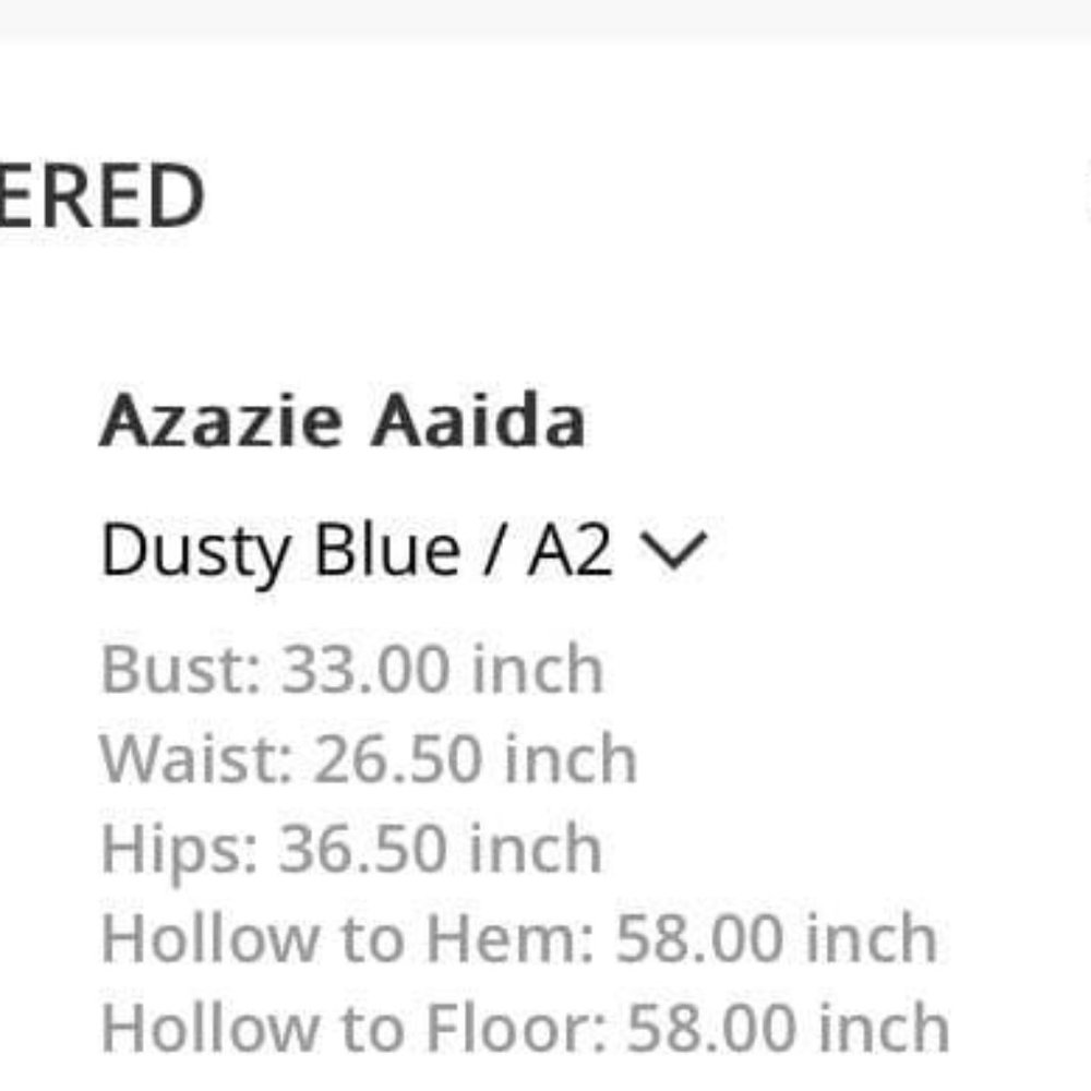 Azazie Aaida Dusty Blue A2 Dress - Picture 4 of 5
